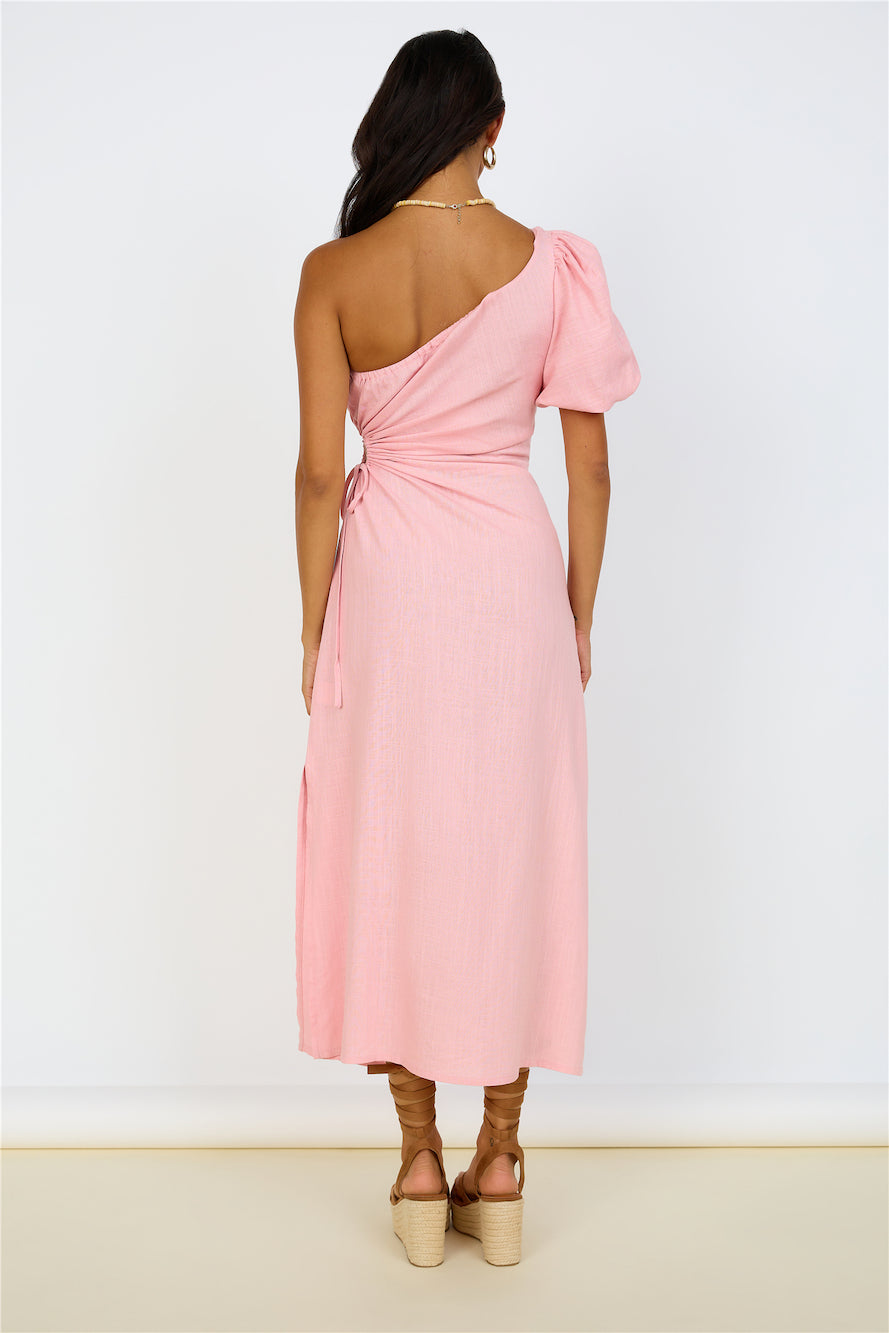 Say Goodbye Maxi Dress Pink-Seaa Fashion