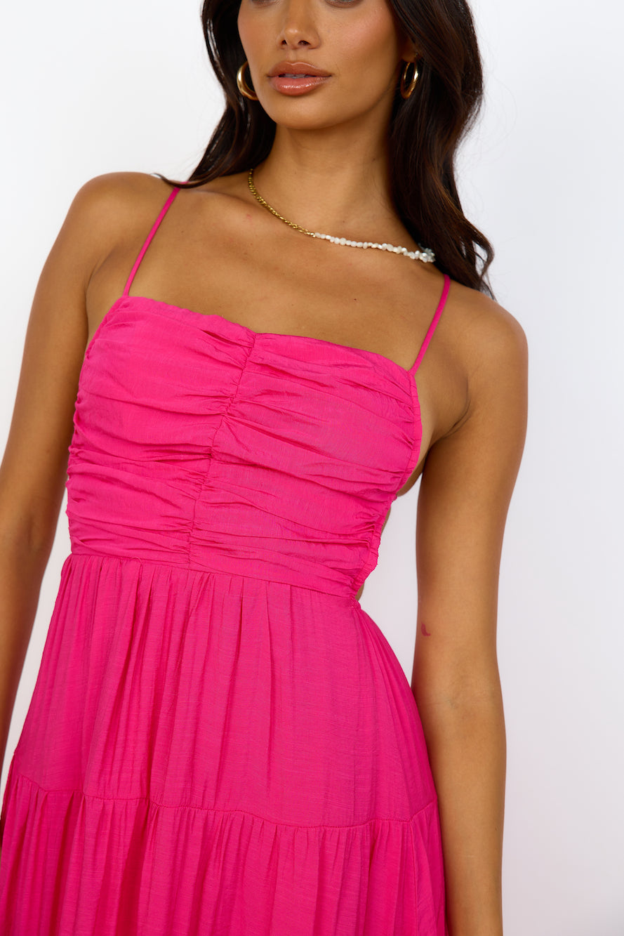 Brooklyn Baby Maxi Dress Pink-Seaa Fashion
