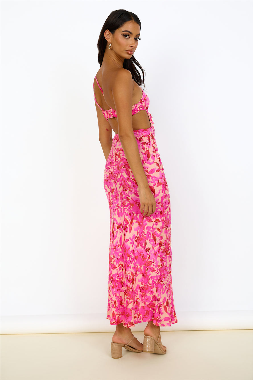 Believe Me Maxi Dress Pink-Seaa Fashion