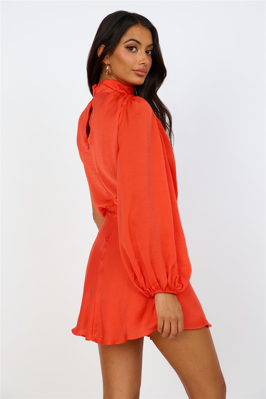 Counting Every Blessing Dress Red-Seaa Fashion