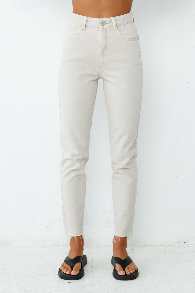 ABRAND A94 High Slim Jeans Stone-Seaa Fashion