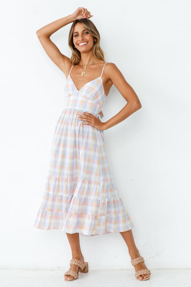 Sunset Shades Midi Dress-Seaa Fashion