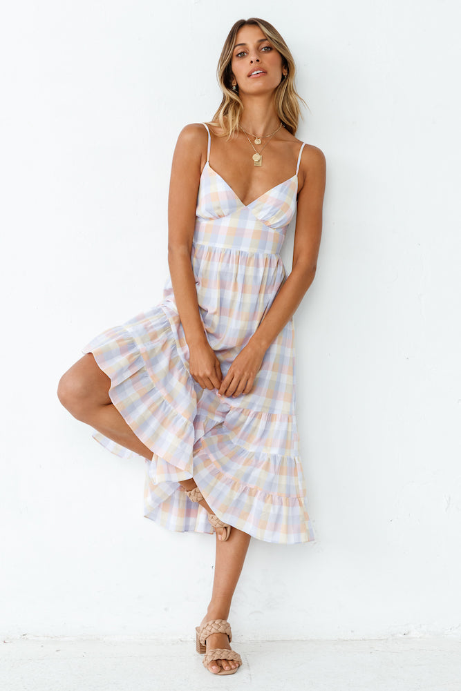 Sunset Shades Midi Dress-Seaa Fashion