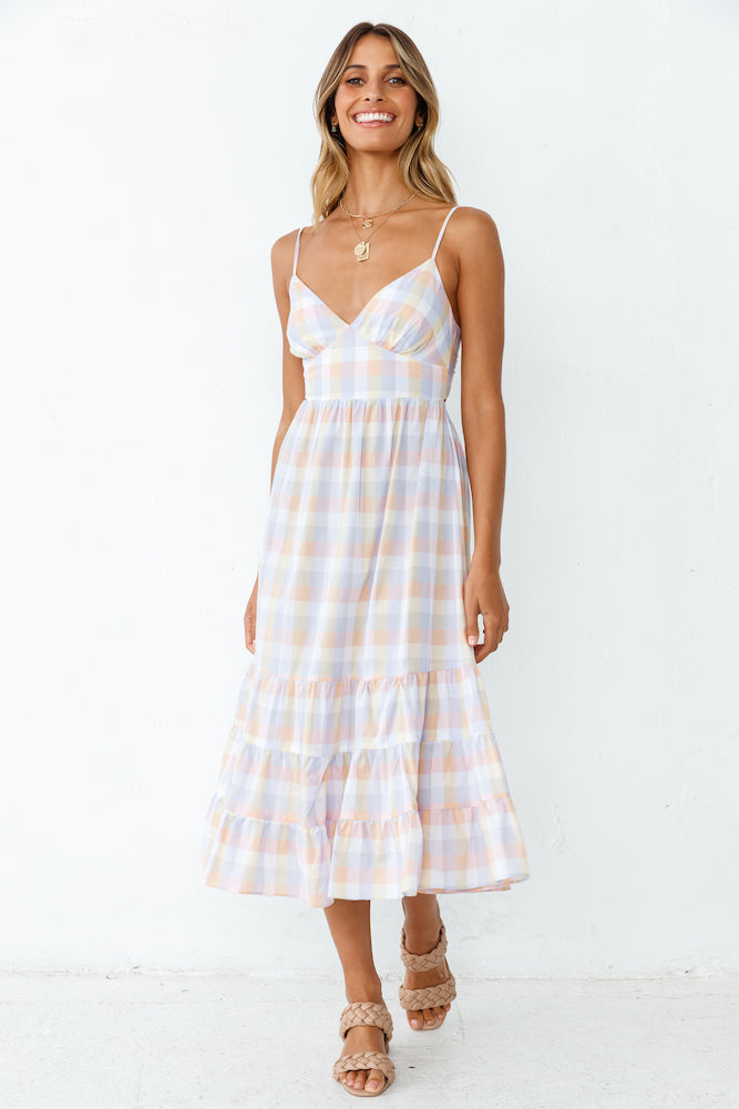 Sunset Shades Midi Dress-Seaa Fashion