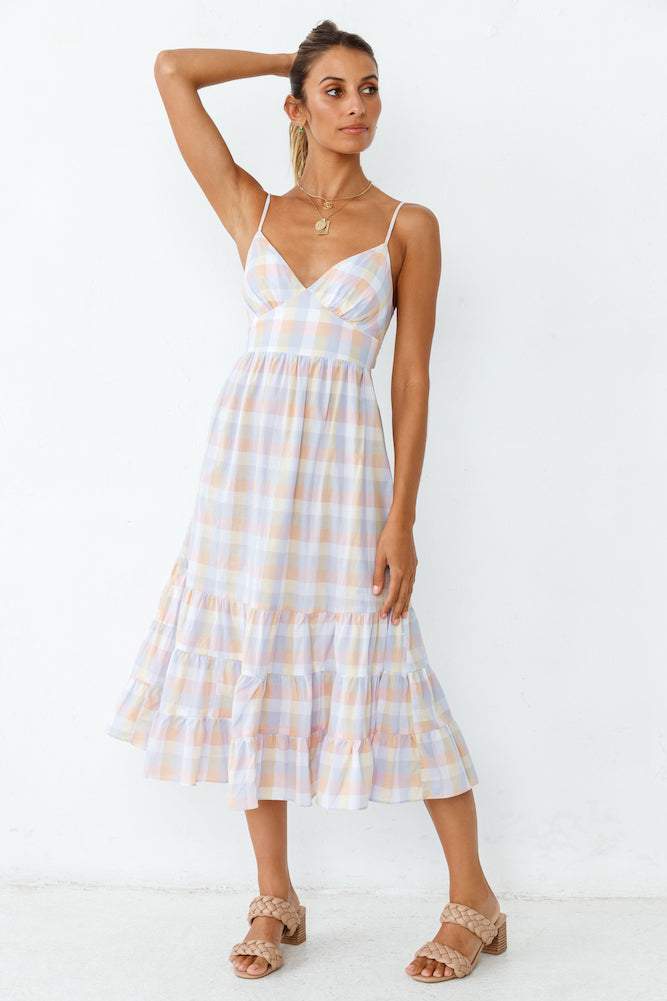 Sunset Shades Midi Dress-Seaa Fashion