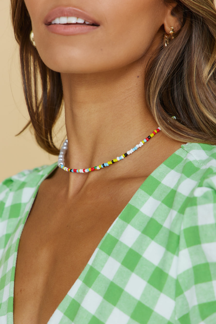 Summer Sea Glass Necklace-Seaa Fashion