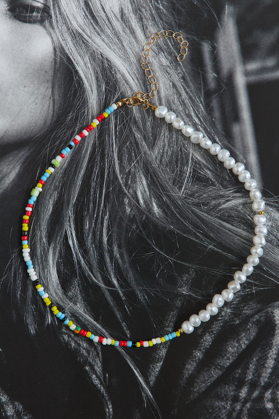 Summer Sea Glass Necklace-Seaa Fashion