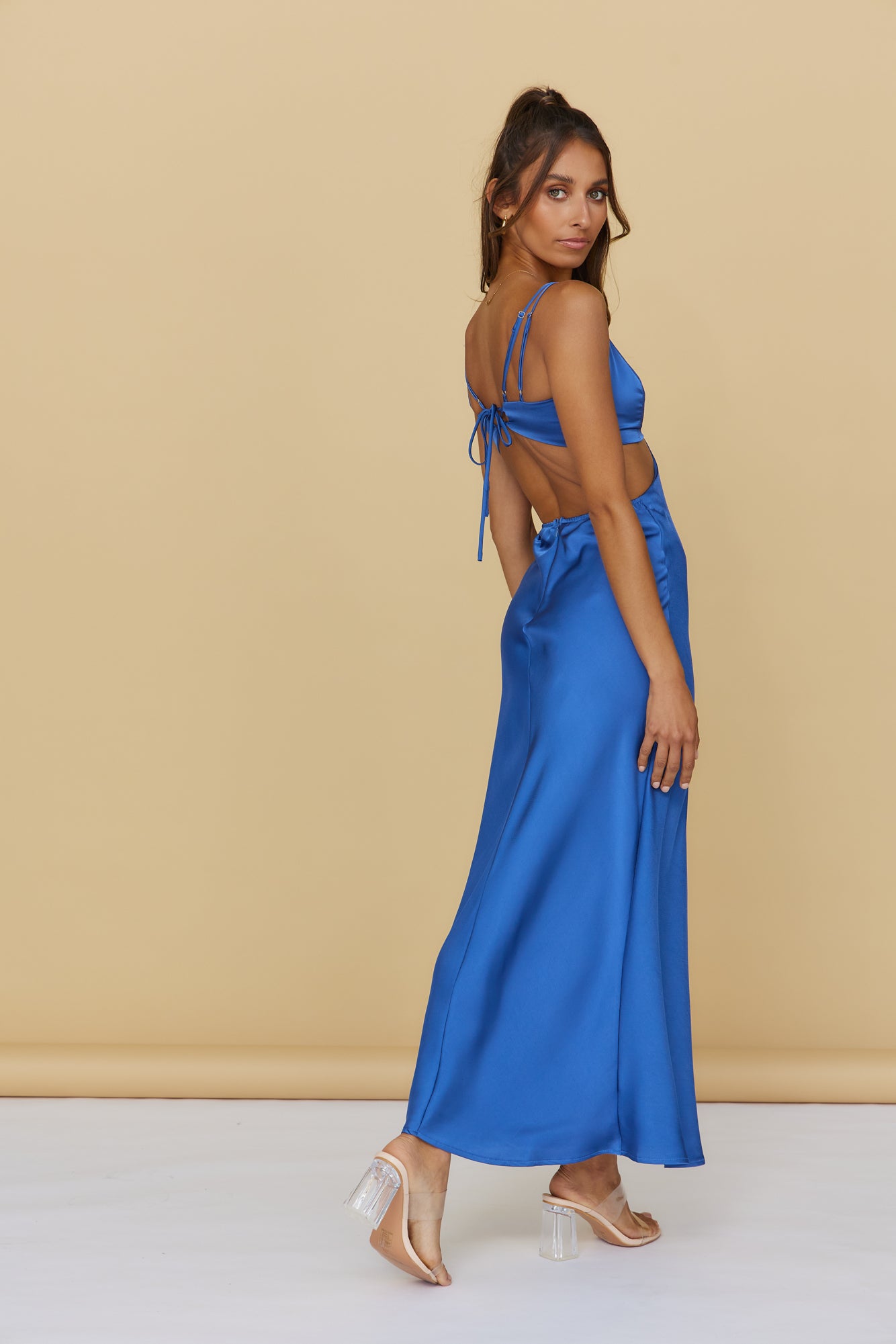Unknown Sender Maxi Dress Blue-Seaa Fashion