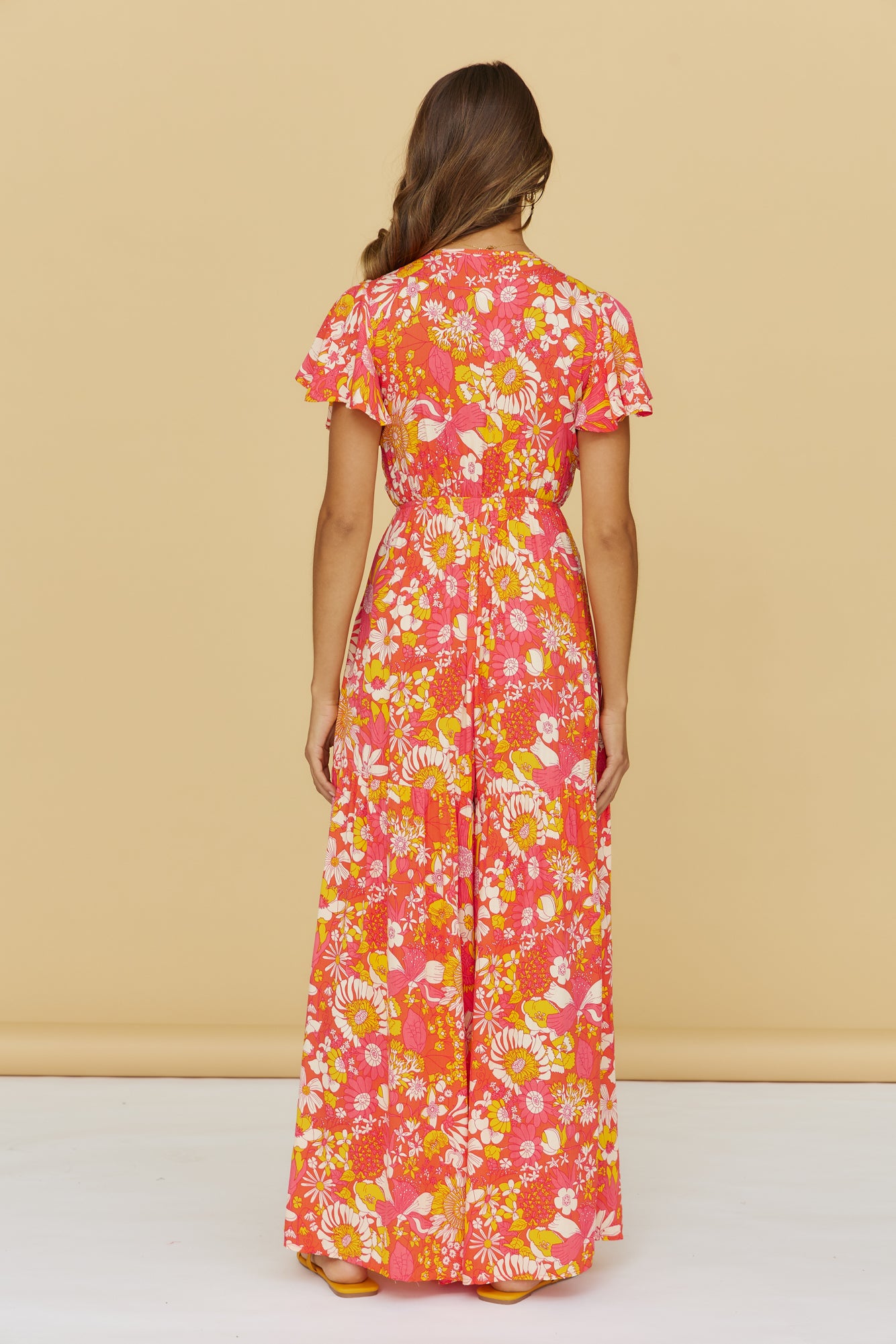 From Eve Jumpsuit Orange-Seaa Fashion