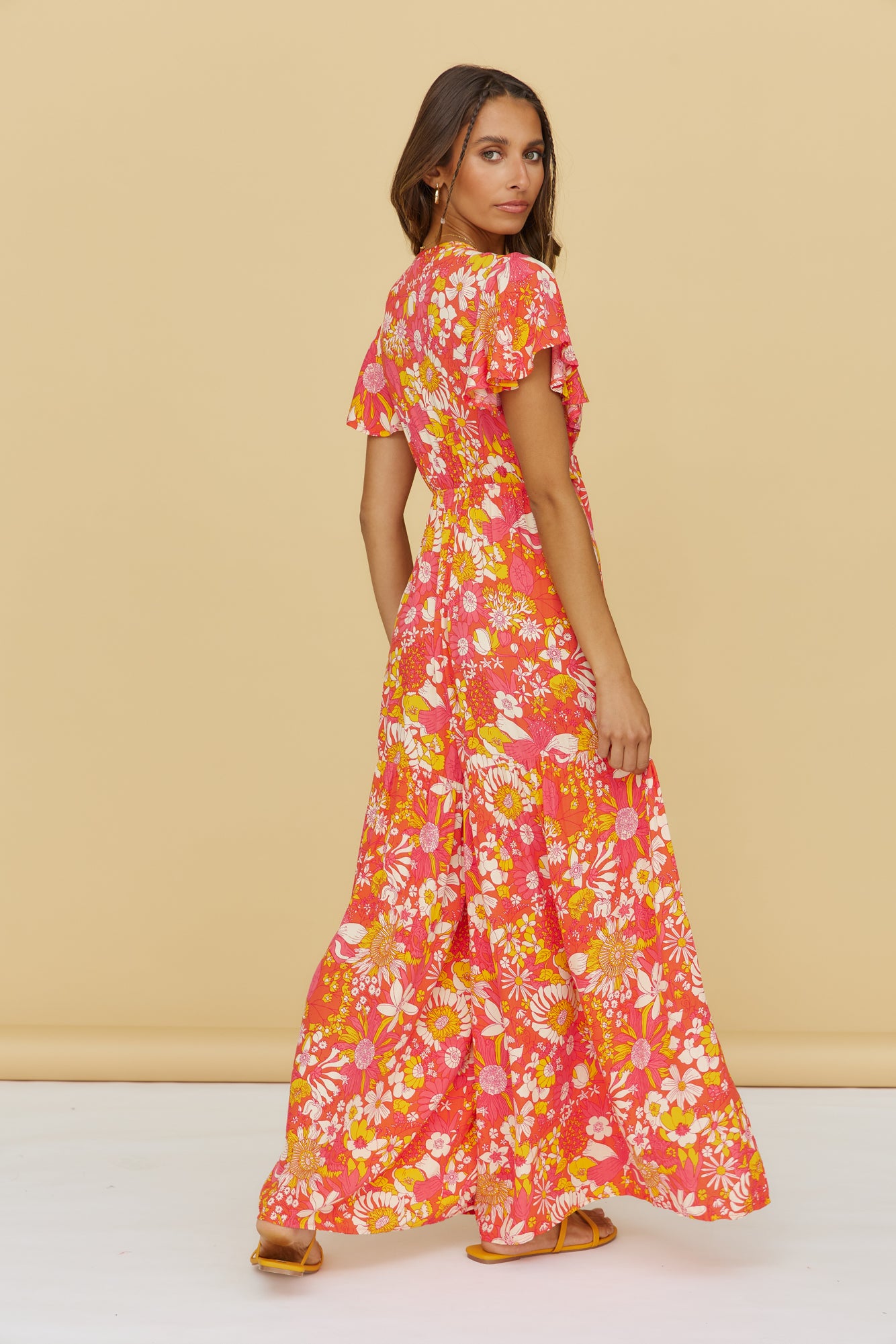 From Eve Jumpsuit Orange-Seaa Fashion