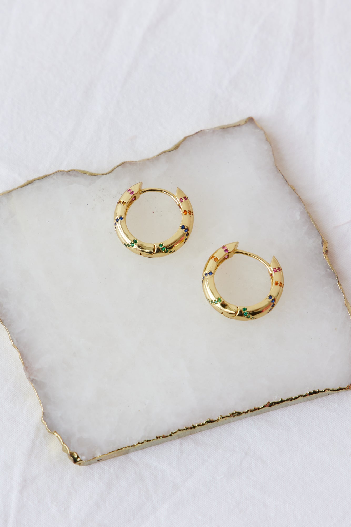 18 Gold Plated Our Song Earrings-Seaa Fashion