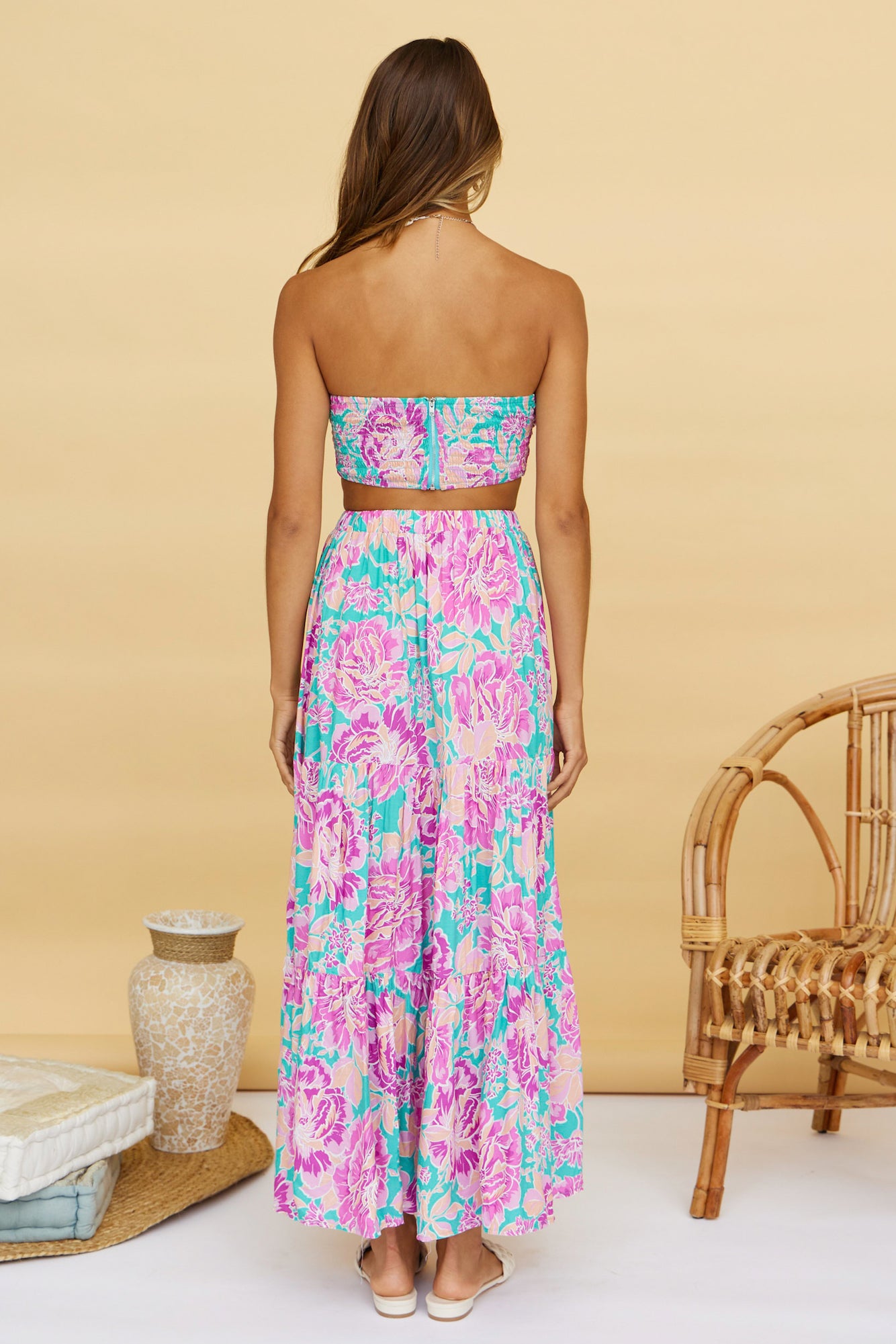 Ashland Maxi Skirt Purple-Seaa Fashion