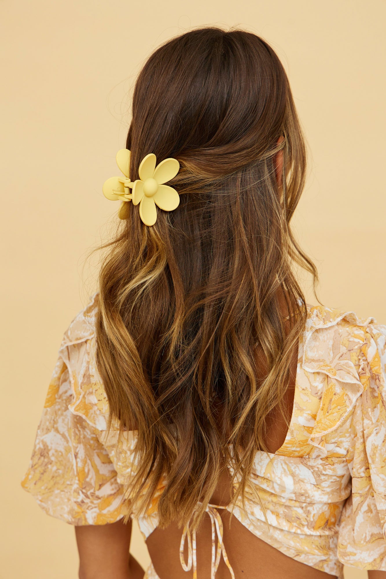 Summer Bella Hair Claw Yellow-Seaa Fashion