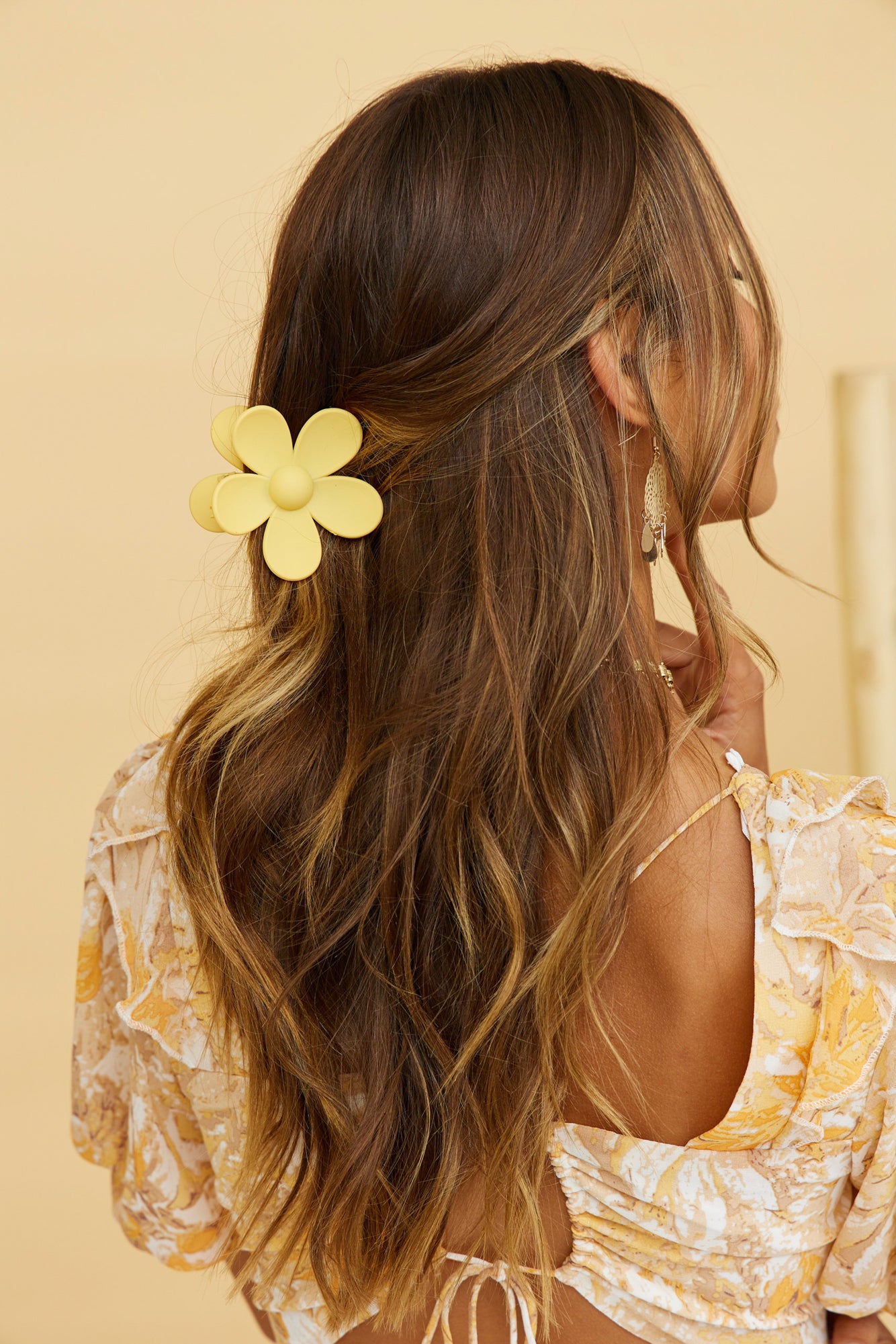 Summer Bella Hair Claw Yellow-Seaa Fashion