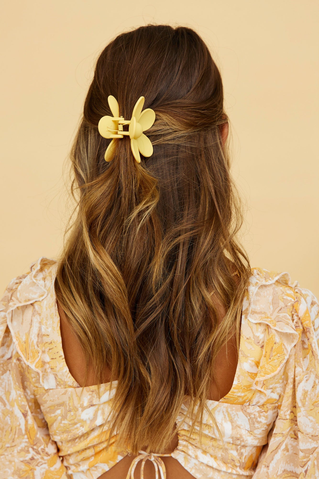 Summer Bella Hair Claw Yellow-Seaa Fashion