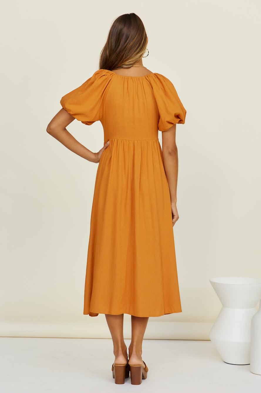 Sunlight Maxi Dress Tan-Seaa Fashion