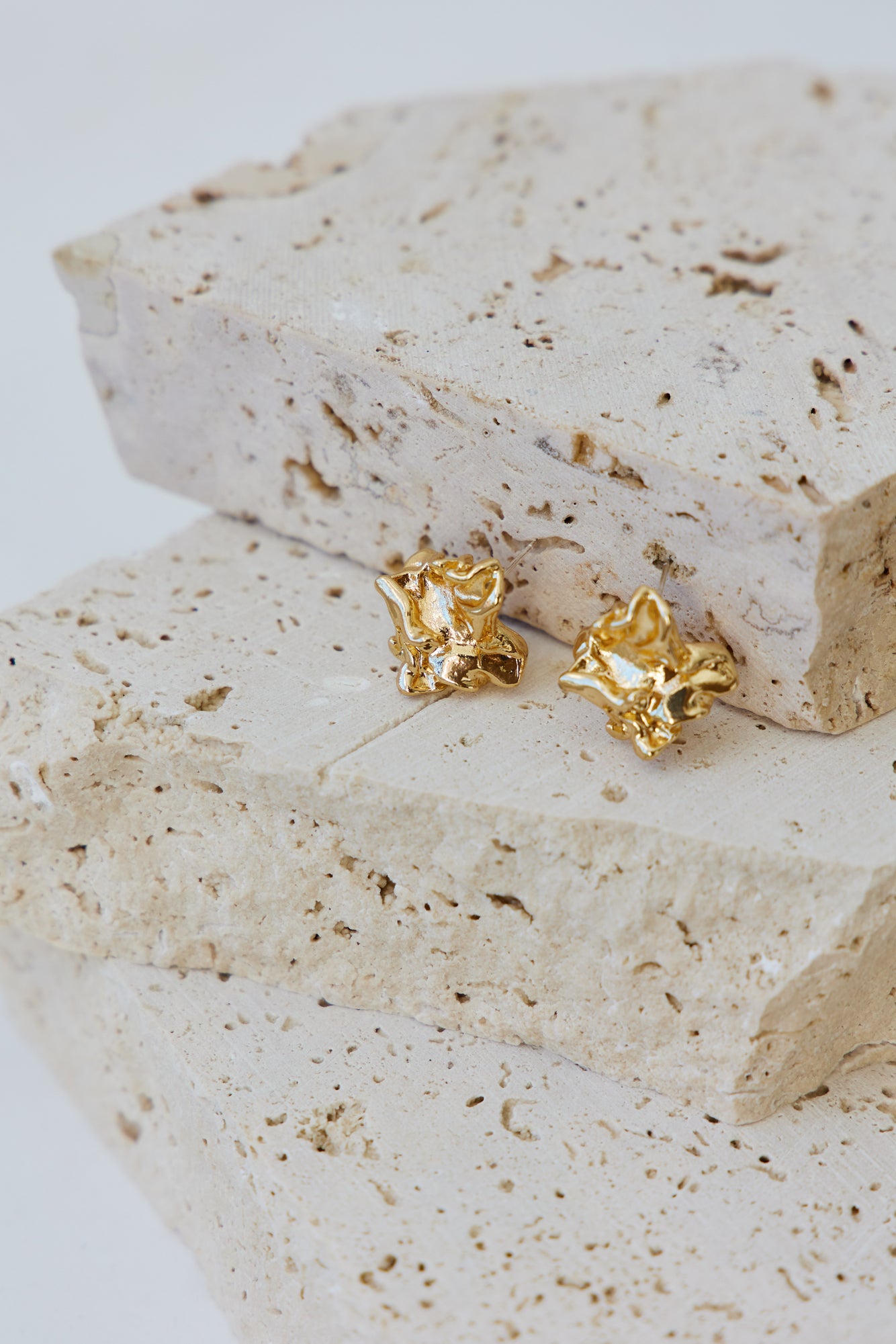 Ateas Earrings Gold-Seaa Fashion