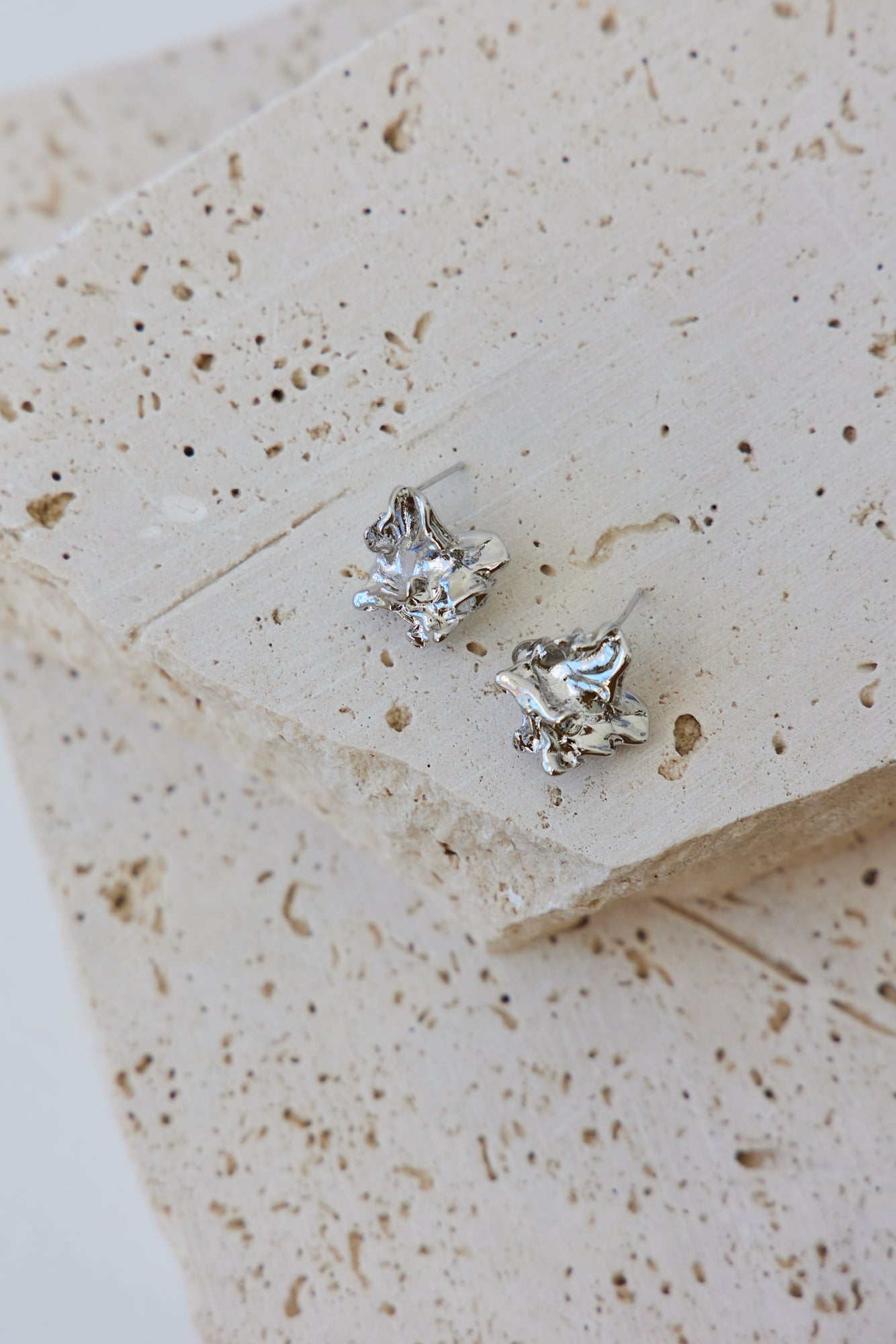 Ateas Earrings Silver-Seaa Fashion