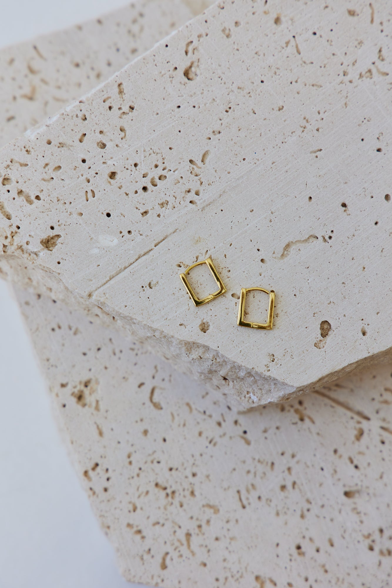 Turning Corners Earrings Gold-Seaa Fashion