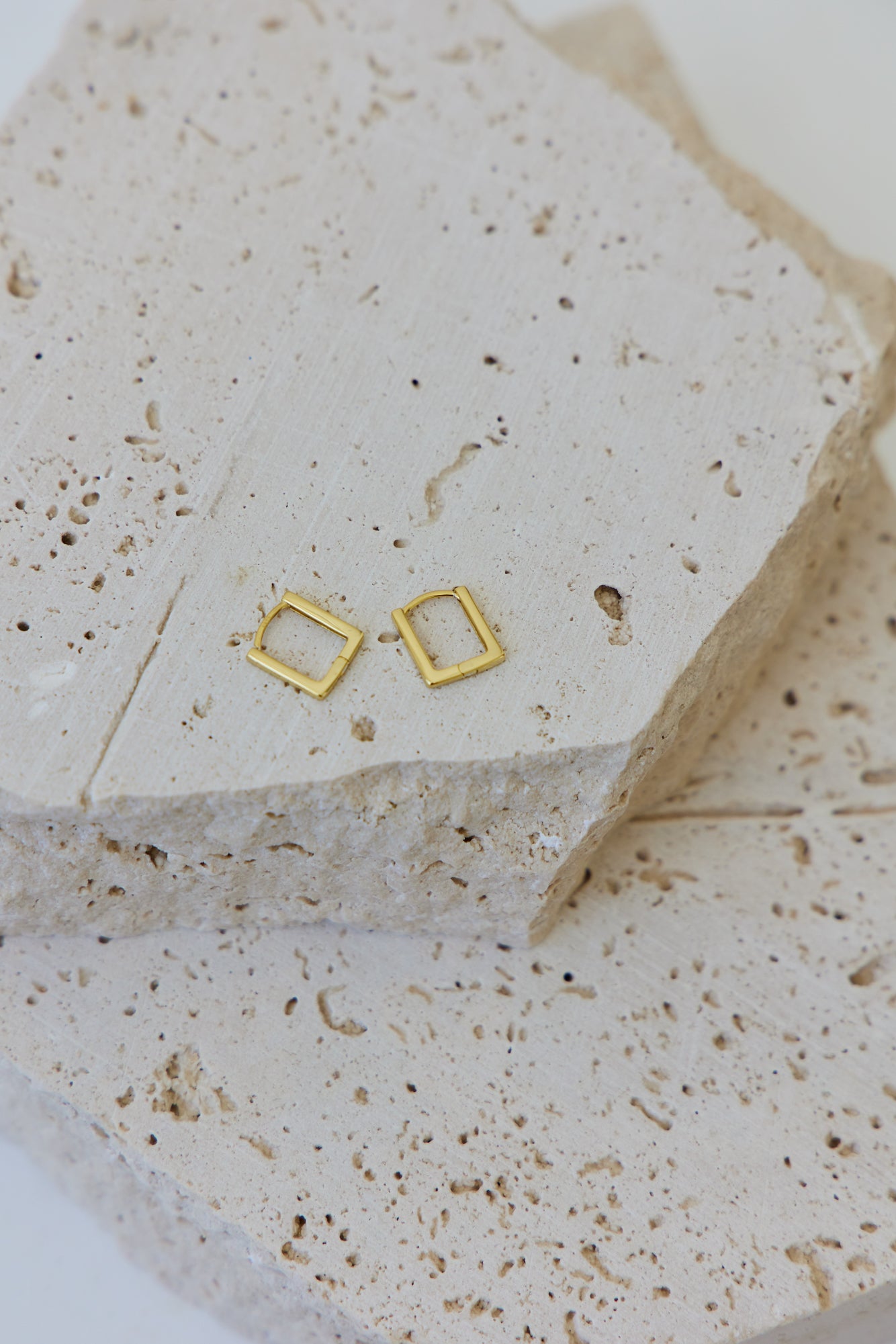 Turning Corners Earrings Gold-Seaa Fashion