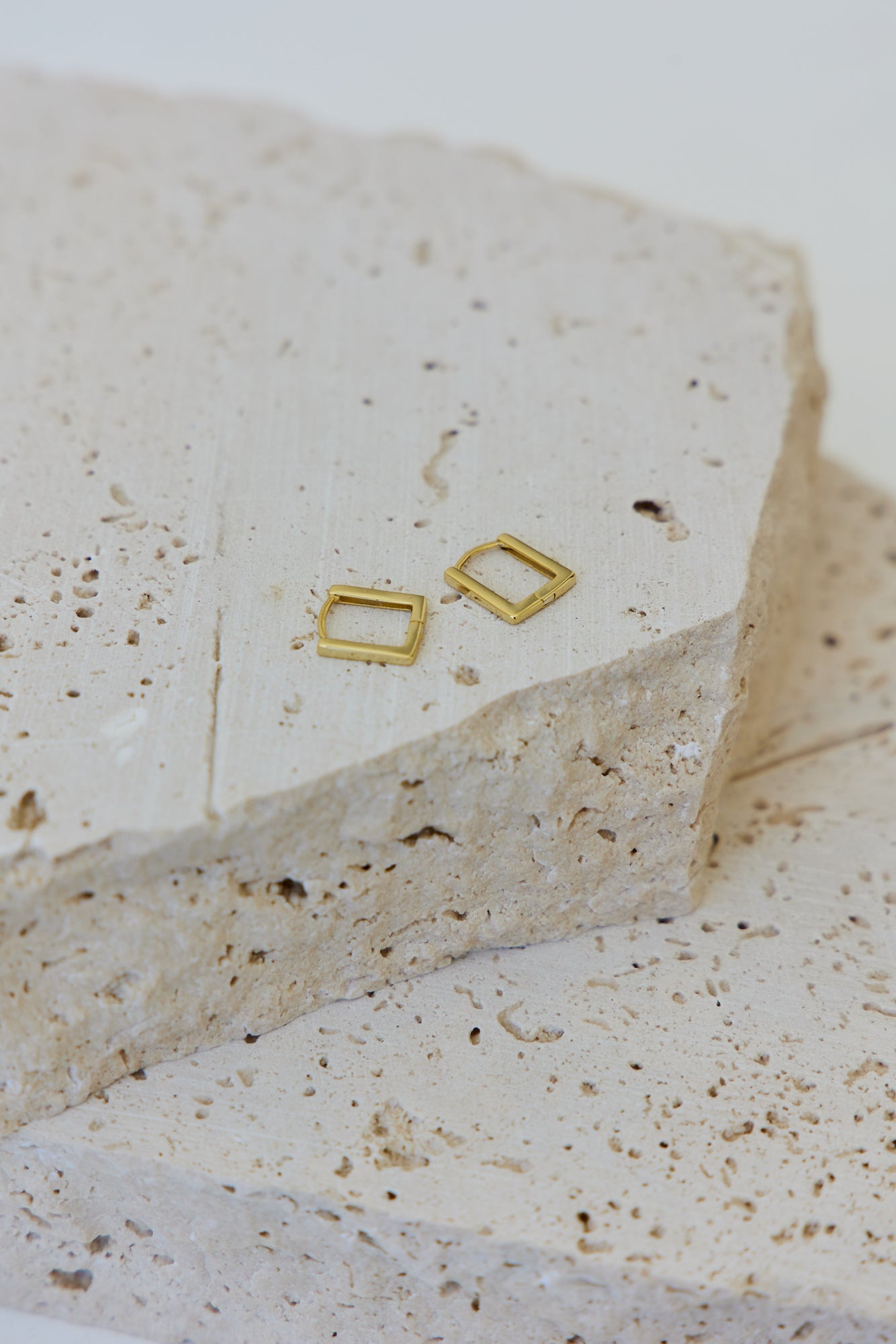 Turning Corners Earrings Gold-Seaa Fashion