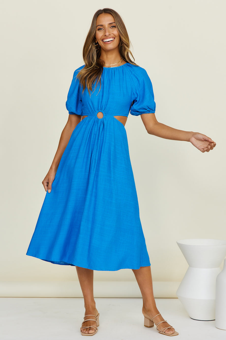 Warmth From Within Maxi Dress Blue-Seaa Fashion