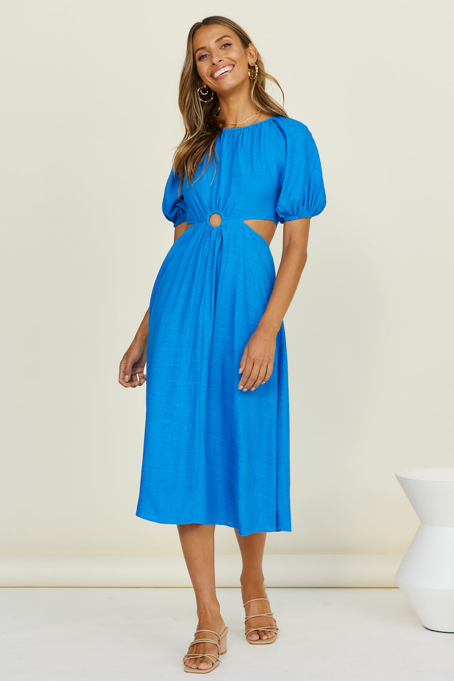 Warmth From Within Maxi Dress Blue-Seaa Fashion