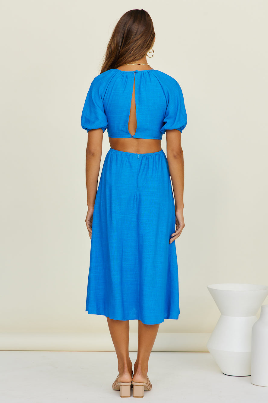 Warmth From Within Maxi Dress Blue-Seaa Fashion