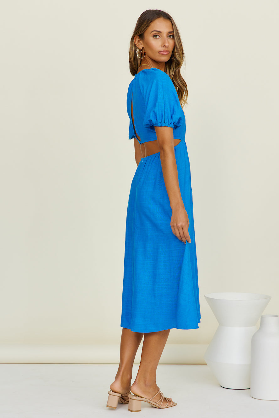 Warmth From Within Maxi Dress Blue-Seaa Fashion