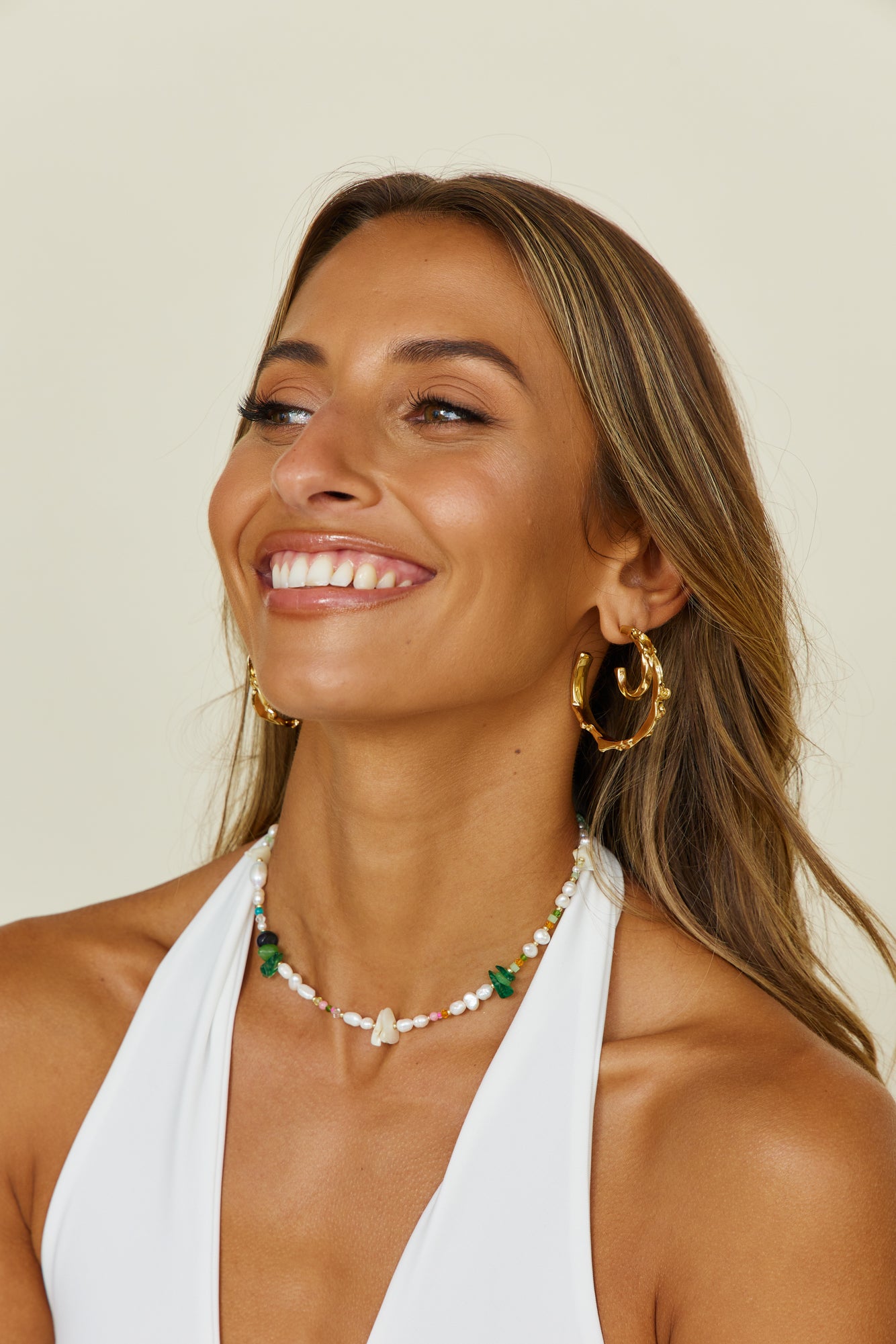 18K Gold Plated Love Like The Sun Earrings Gold-Seaa Fashion