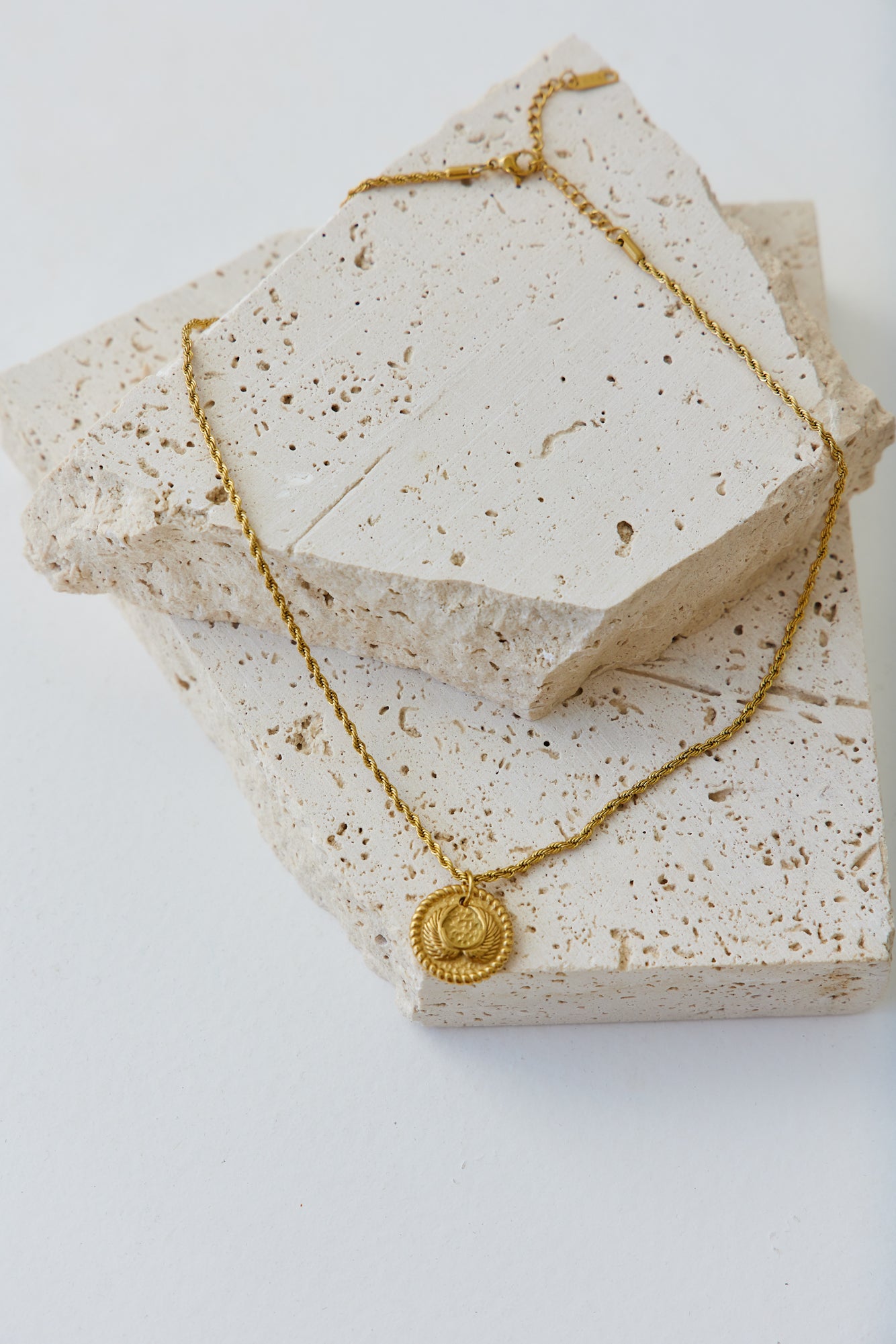 18k Gold Plated In Time Necklace Gold-Seaa Fashion