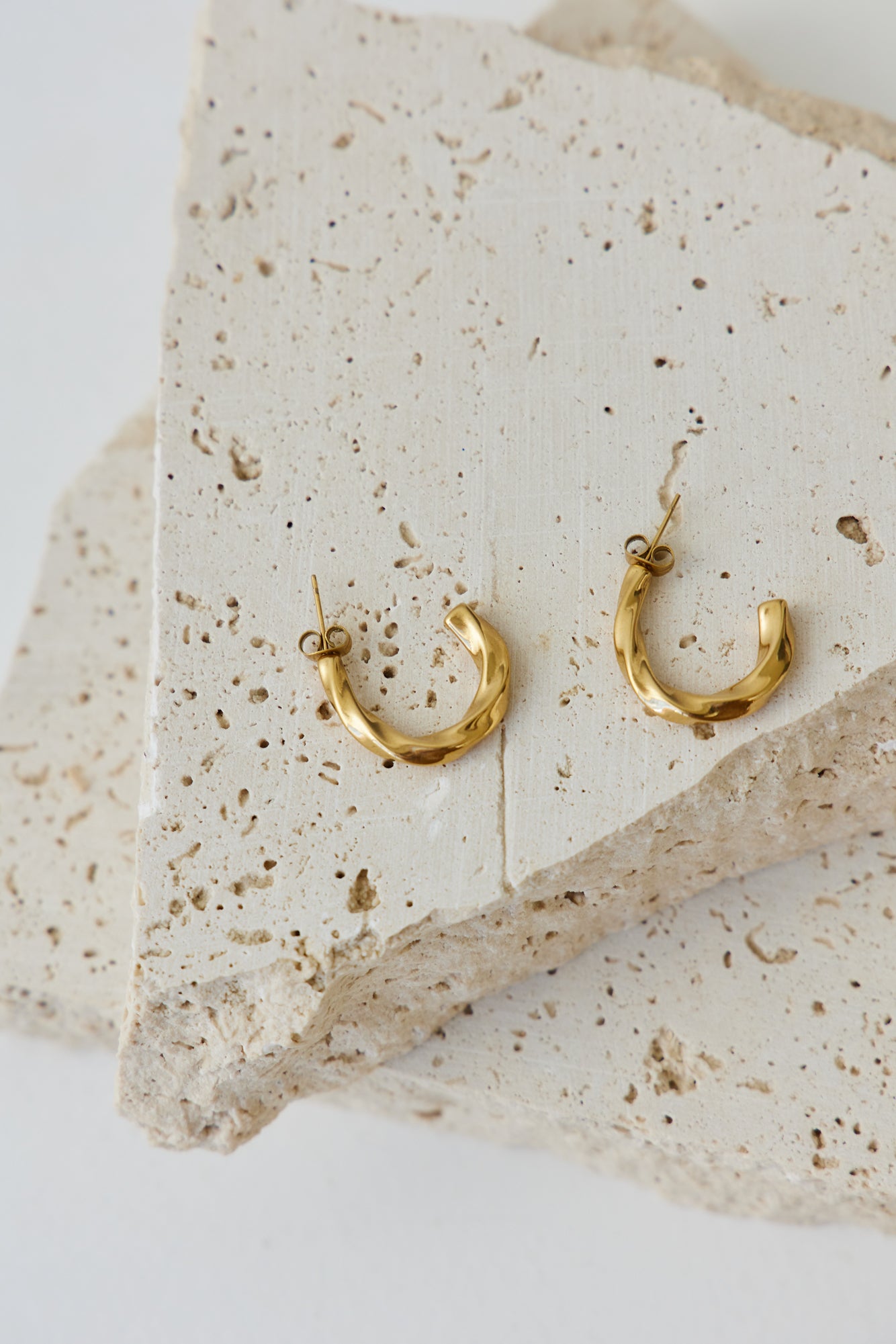 18k Gold Plated Mithriel Earrings Gold-Seaa Fashion