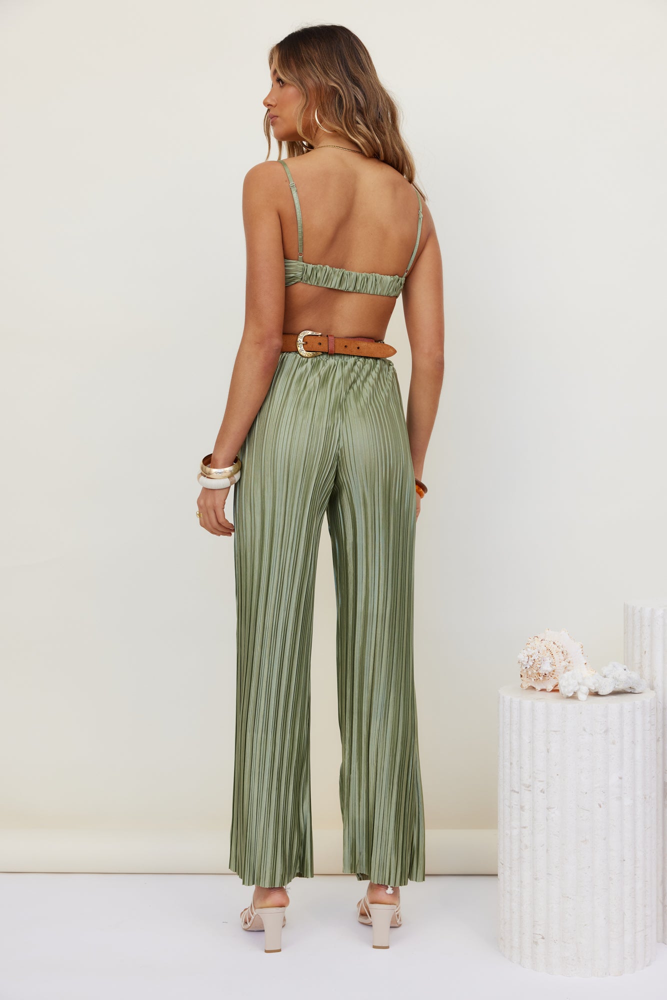 Always Moving Pants Green-Seaa Fashion