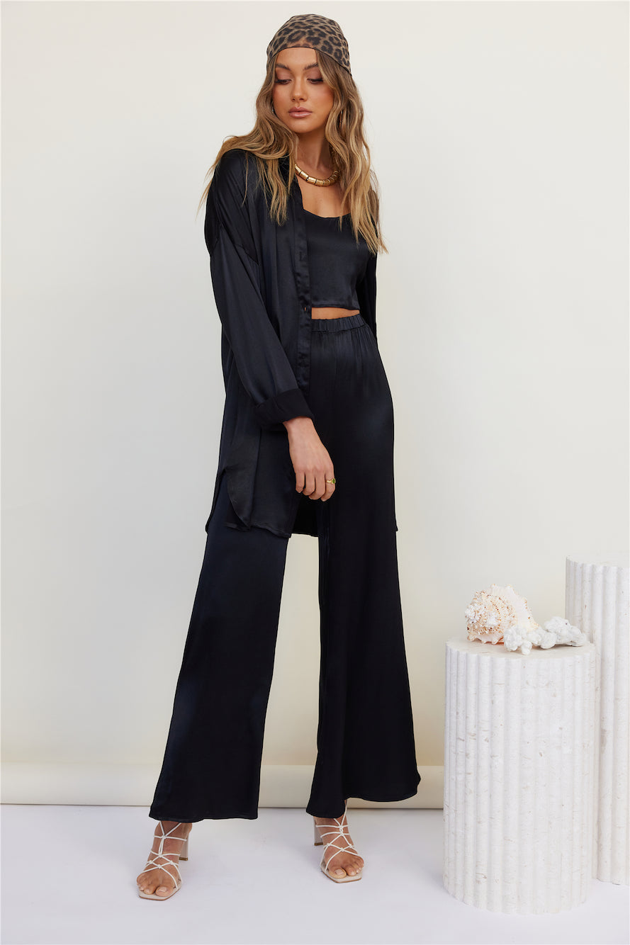 SNDYS Mystic Shirt Dress Black-Seaa Fashion