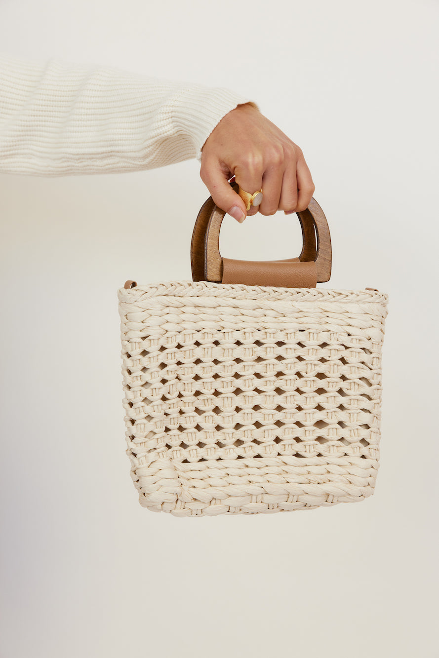 Sundown Champagne Bag Beige-Seaa Fashion