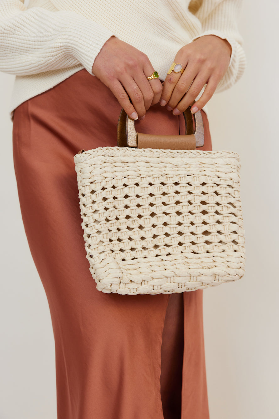 Sundown Champagne Bag Beige-Seaa Fashion