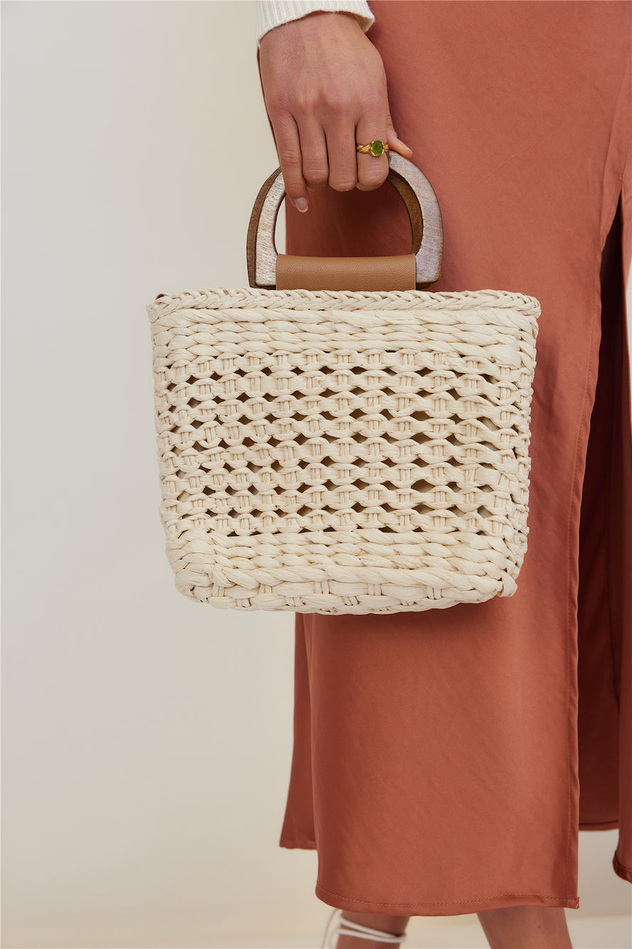 Sundown Champagne Bag Beige-Seaa Fashion