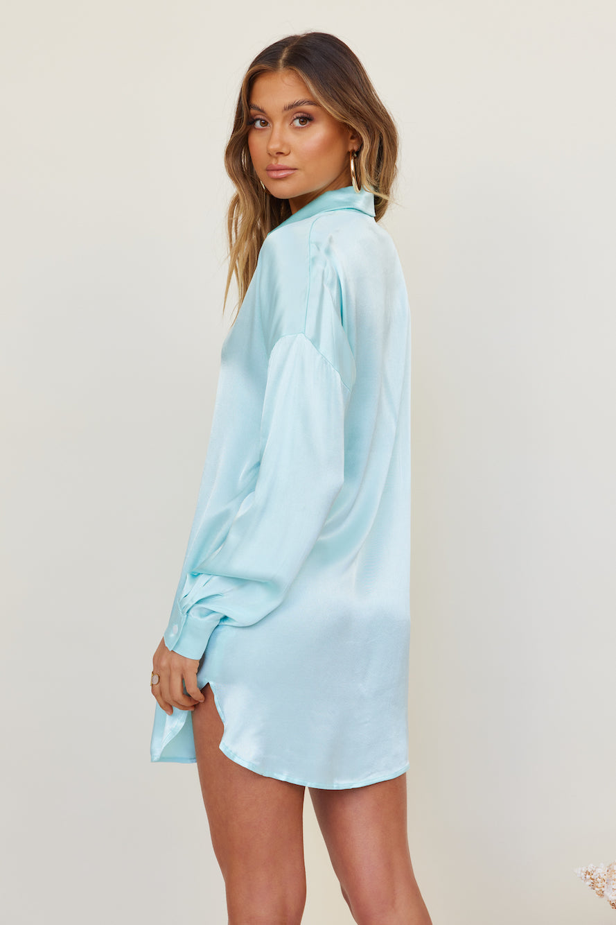 SNDYS Mystic Shirt Dress Sky-Seaa Fashion