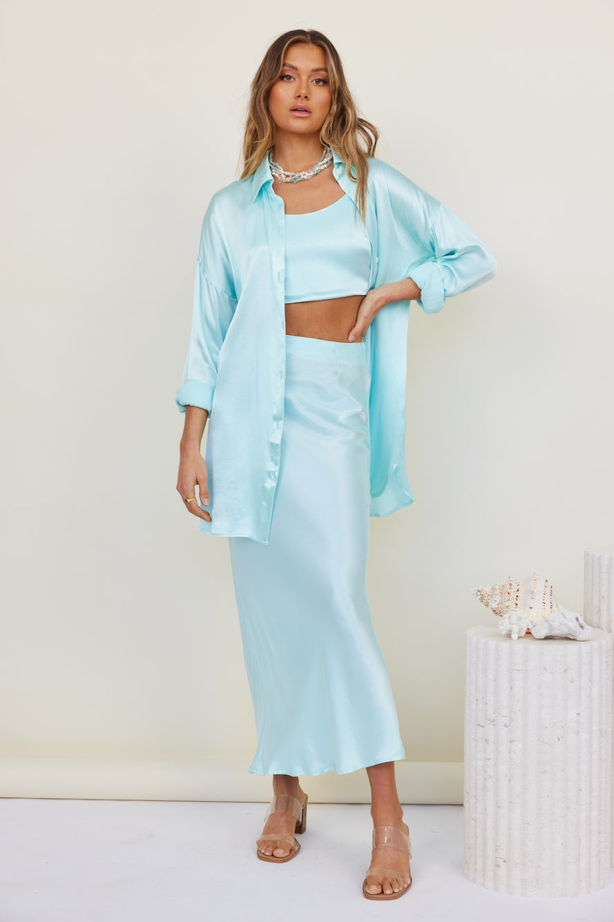 SNDYS Mystic Shirt Dress Sky-Seaa Fashion