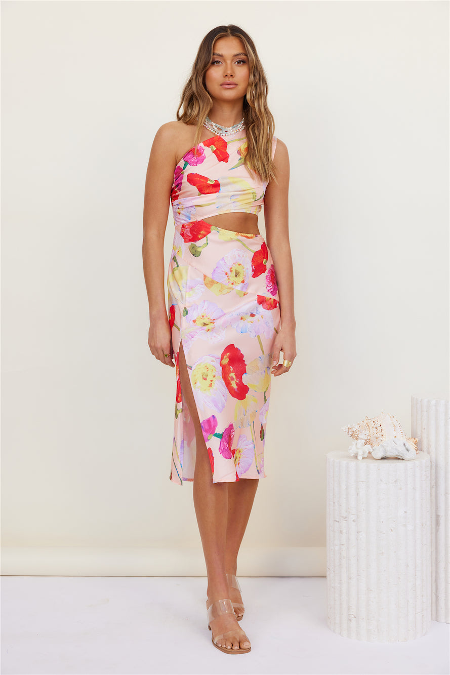 Slow Thoughts Midi Dress Floral-Seaa Fashion