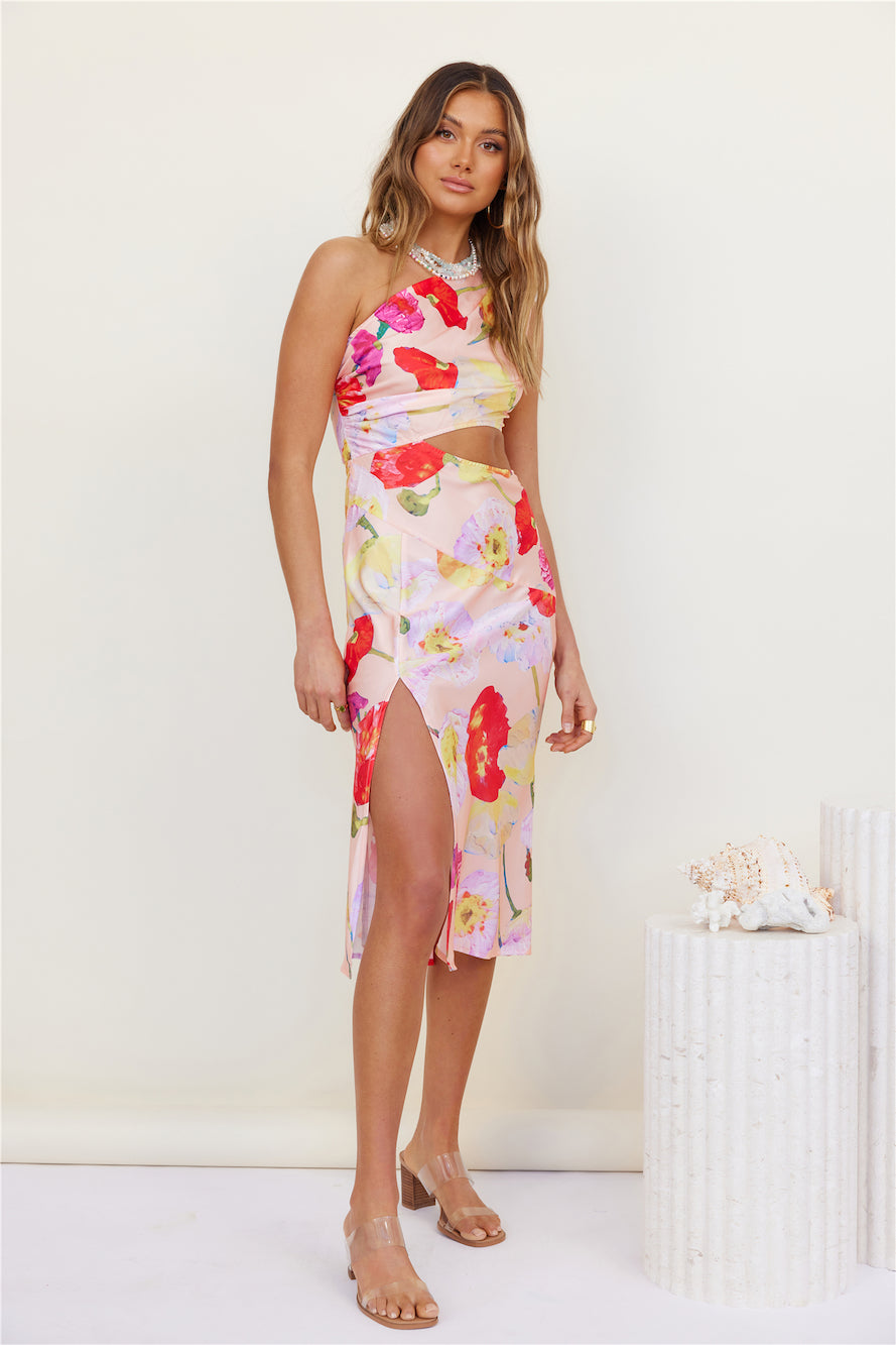 Slow Thoughts Midi Dress Floral-Seaa Fashion