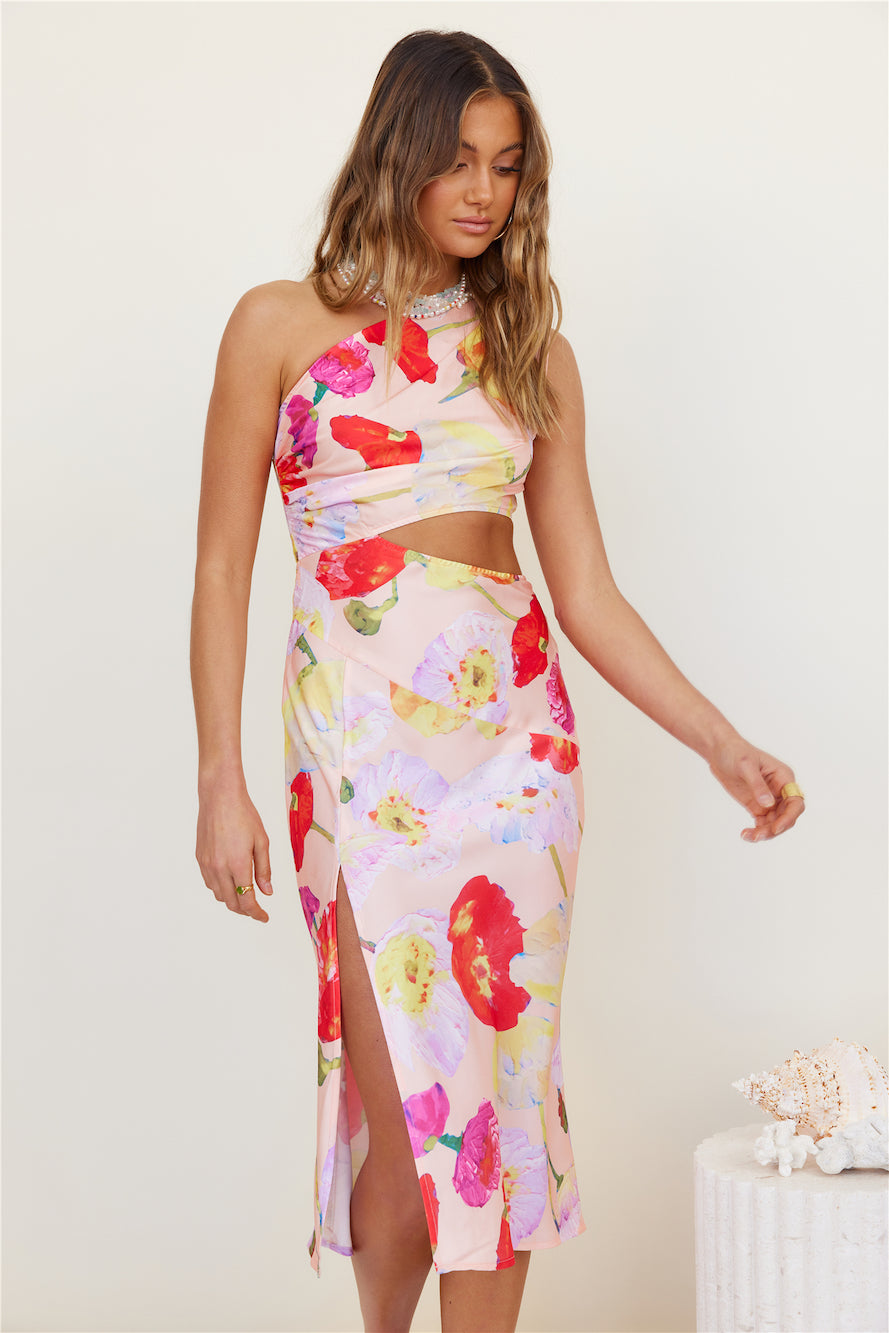 Slow Thoughts Midi Dress Floral-Seaa Fashion