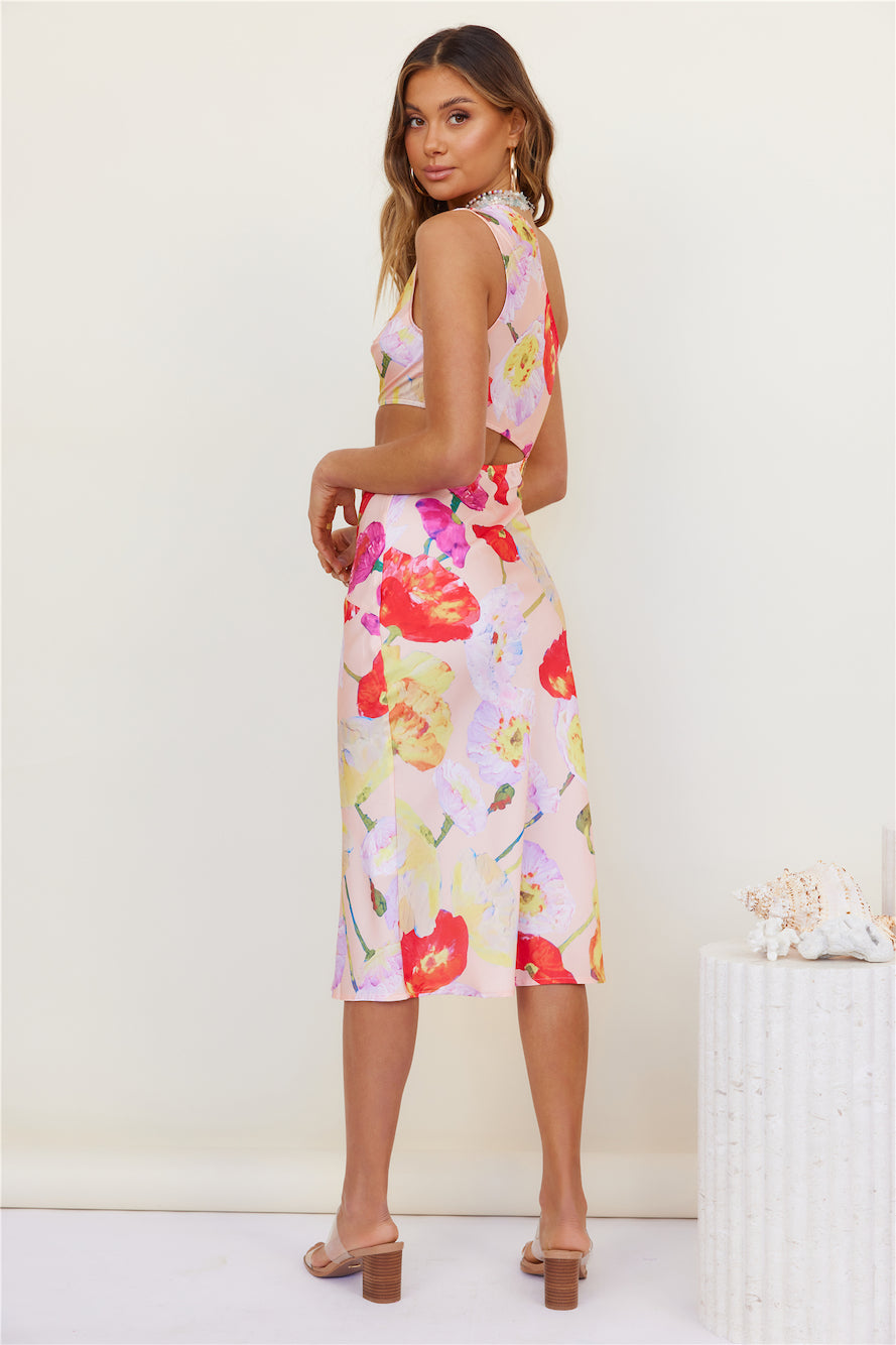 Slow Thoughts Midi Dress Floral-Seaa Fashion