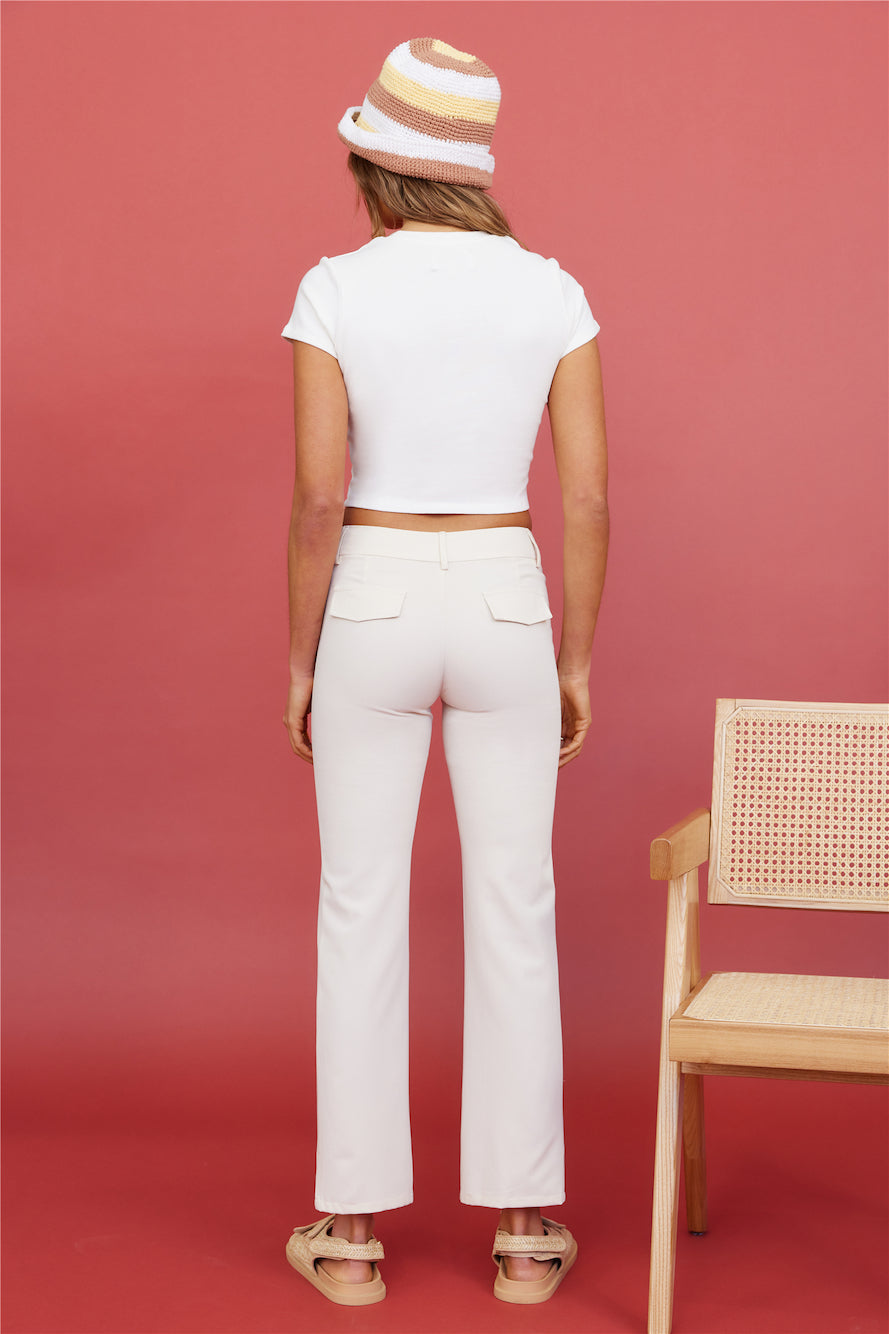 Dapper Pants Beige-Seaa Fashion