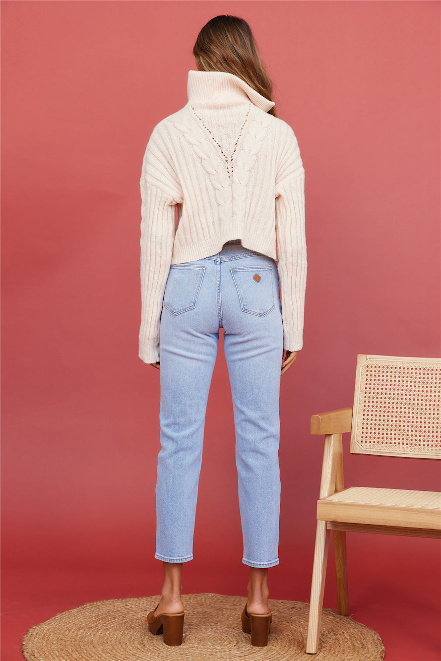 ABRAND A94 High Slim Jeans Dion Light Vintage Blue-Seaa Fashion