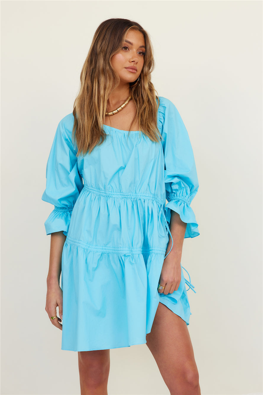 Warming Up Dress Blue-Seaa Fashion