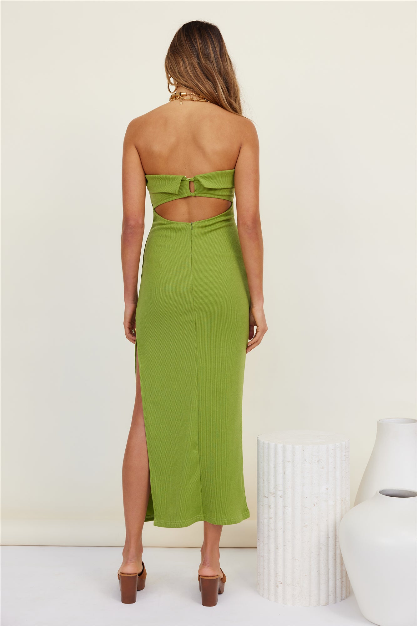 Only One Maxi Dress Green-Seaa Fashion