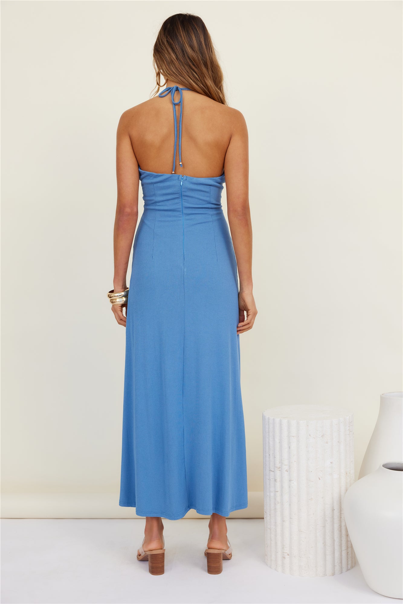 Finer Moments Maxi Dress Blue-Seaa Fashion