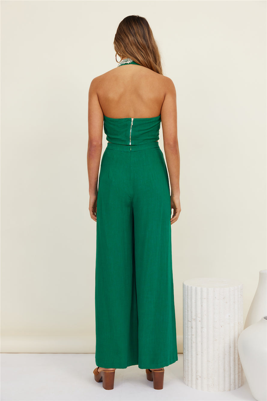 RUNAWAY THE LABEL Liliko Pant Emerald-Seaa Fashion