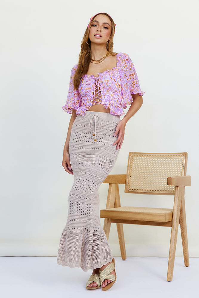 Gentle Loving Crop Top Purple-Seaa Fashion